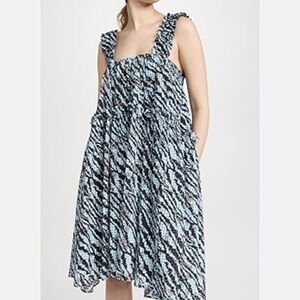 BROGGER Black and Blue Dress  Sz XS